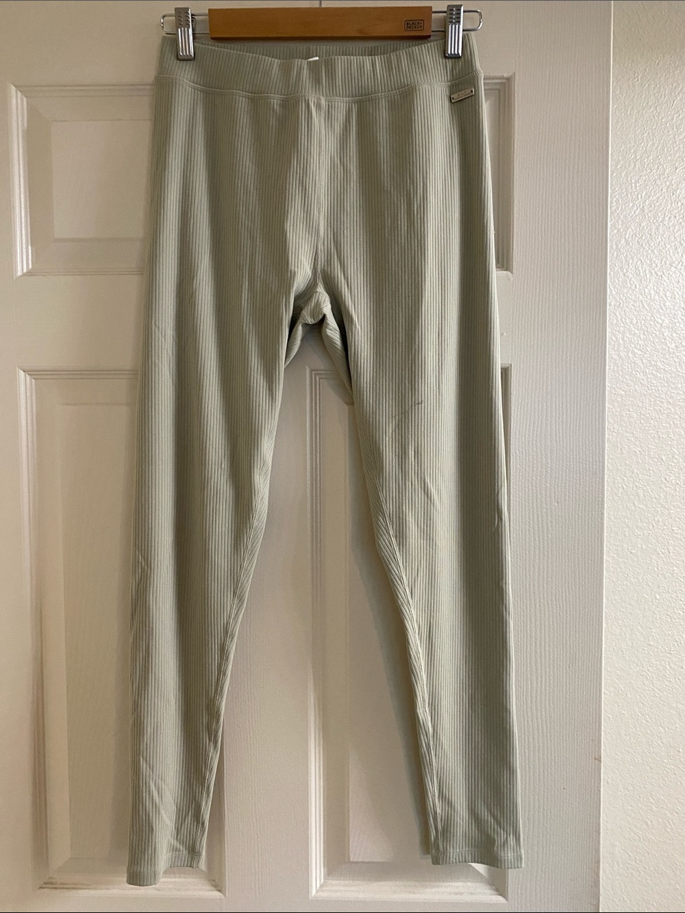 BYLT Basics Ribbed Joggers in Light Sage